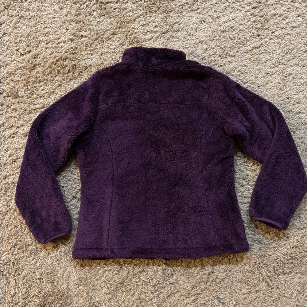 NWOT Women’s Columbia Cloudy Day Plush Purple Fleece Jacket - Picture 2 of 4